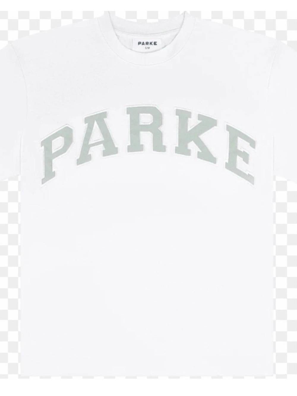 ⚡️SALE⚡️🌸PARKE Varsity T-Shirt in Something Blue🌸 EUC! Size L/XL!